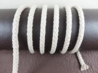 Rundkordel 100% Baumwolle - 8 mm  beige