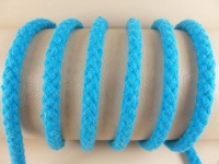 Round cord 100% cotton - 8 mm turquoise