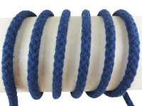 Round cord 100% cotton - 8 mm navy blue
