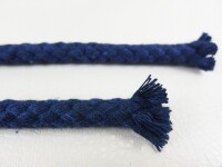 Rundkordel 100% Baumwolle - 8 mm  marineblau