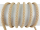 Round cord 100% cotton - 8 mm caramel