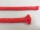 Round cord 100% cotton - 8 mm red