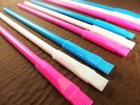 Chalk pen with brush - set of 3