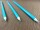 Chalk pen with brush - set of 3 blue