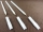 Chalk pen with brush - economy set of 3 white