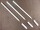 Chalk pen with brush - economy set of 3 white