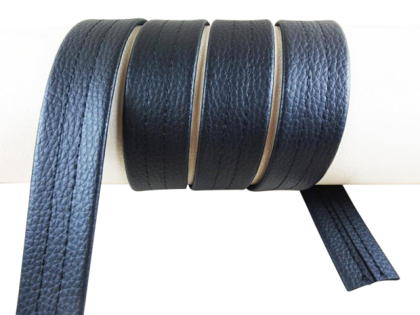 Faux leather bag strap "Cora" - 30 mm black