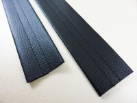 Faux leather bag strap "Cora" - 30 mm black