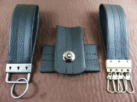 Faux leather bag strap "Cora" - 30 mm black