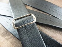 Kunstleder Taschen-Gurtband "Cora" - 40 mm schwarz