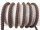 Round cord 100% cotton - 8 mm dark brown