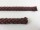 Round cord 100% cotton - 8 mm dark brown
