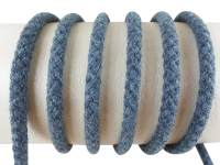 Round cord 100% cotton - 8 mm dark gray