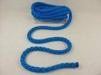 Decorative cord / cord - 10 mm / medium blue
