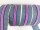 Endless zippers model "Brilliant" No. 7 / with pink spiral / dark gray-pink