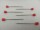 Tapezierstecker rot