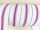 Endlos- Reißverschlüsse Modell "Brilliant" Nr. 7 / mit pinker Spirale / weiß-pink