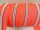 Endless zippers model "Brilliant" No. 7 / with silver spiral / neon orange-silver