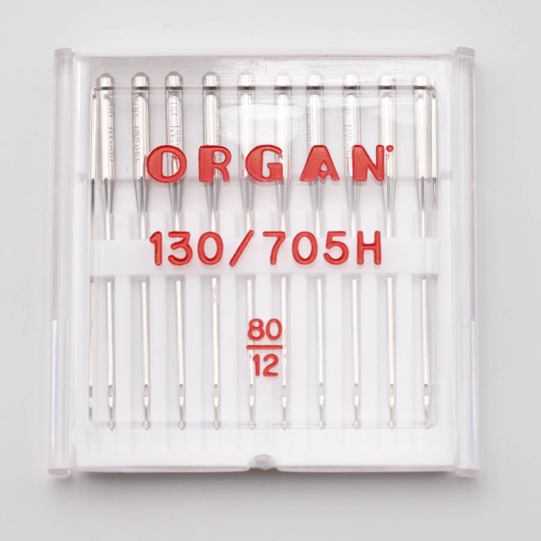 ORGAN - 10 universal needles size 80/12 flat piston