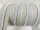 Endless zippers model "Brilliant" No. 7 / with silver spiral / beige-silver