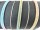 Endless zippers model "Brilliant" No. 7 / with rainbow spiral / black