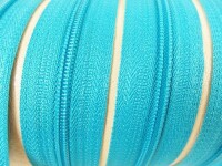 Endless zipper model “Holiday” 3 mm (for long zippers) turquoise