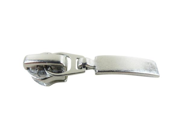 Pocket zipper / zipper No. 7 model "Brilliant" TAN - silver