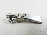 Taschenzipper / Zipper Nr. 7 Modell "Brilliant" LUX - silber