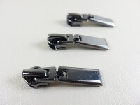 Pocket zipper / zipper No. 7 model "Brilliant" LUX - platinum