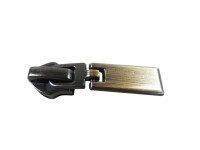 Pocket zipper / zipper No. 7 model "Brilliant" LUX - brushed old brass