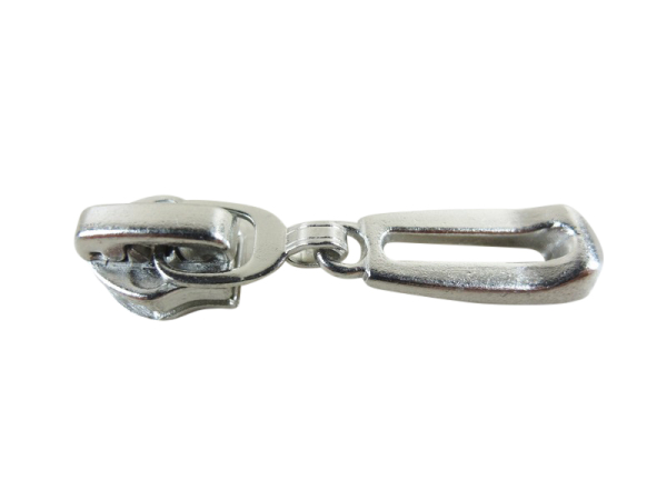 Pocket zipper / zipper No. 7 model "Brilliant" DUNO - silver