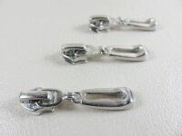 Pocket zipper / zipper No. 7 model "Brilliant" DUNO - silver