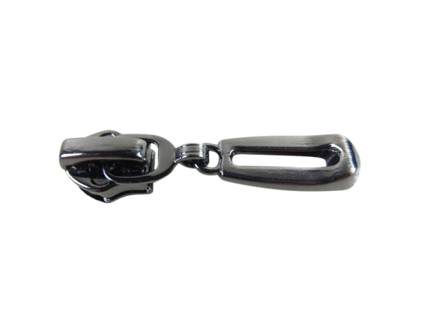 Taschenzipper / Zipper Nr. 7 Modell "Brilliant" DUNO - platinium