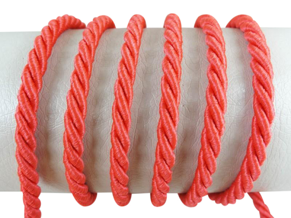 Decorative cord/cord cord 7 mm red