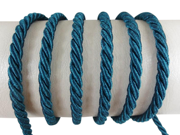 Decorative cord/cord cord 7 mm fir green