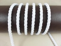 Dekokordel/ Kordelschnur 7 mm weiß-matt