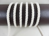 Decorative cord/cord cord 7 mm cream