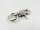 Scherenkarabiner mit Zügelschnapp 12mm rund