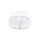 Kordelstopper 2-Loch - oval - für Kordeln bis 4 mm Ø transparent