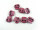 Cord stopper 2-hole - oval-angled - for cords up to 4 mm Ø dark sienna