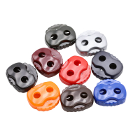 Cord stopper 2-hole - emoji - for cords up to 4 mm Ø