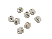 Cord stopper 2-hole - midi - for cords up to 4 mm Ø