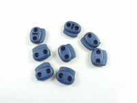 Cord stopper 2-hole - midi - for cords up to 4 mm Ø