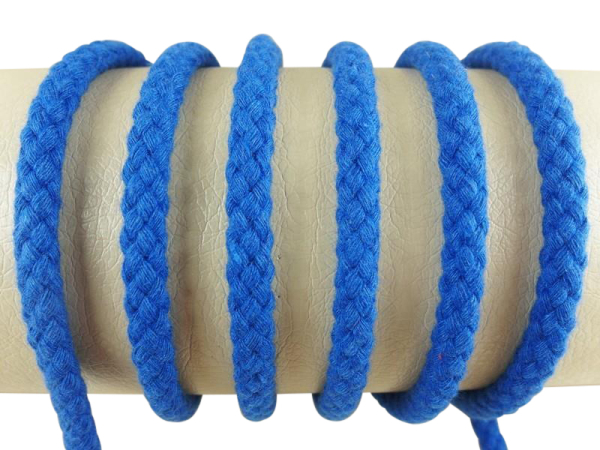 Round cord 100% cotton - 8 mm royal blue