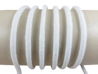 Round cord 100% cotton - 5 mm white