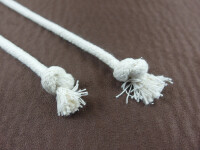 Round cord 100% cotton - 5 mm cream white