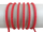 Round cord 100% cotton - 5 mm red
