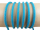 Round cord 100% cotton - 5 mm turquoise