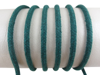 Round cord 100% cotton - 5 mm fir green