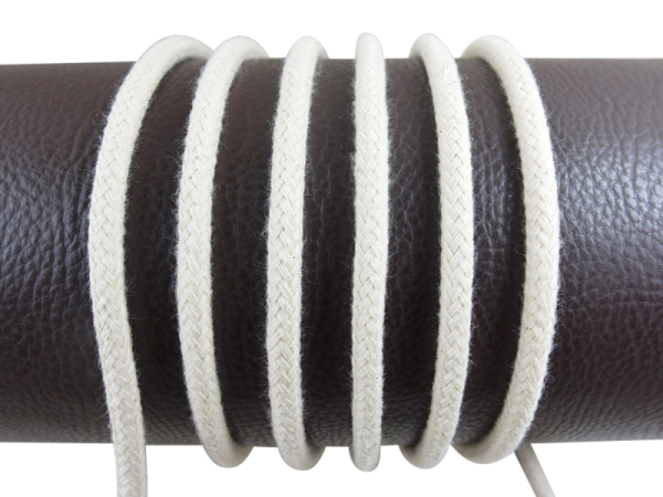 Round cord 100% cotton - 5 mm light beige